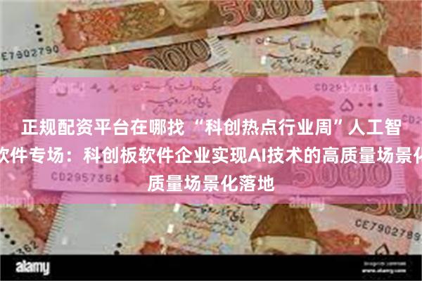 正规配资平台在哪找 “科创热点行业周”人工智能与软件专场：科创板软件企业实现AI技术的高质量场景化落地