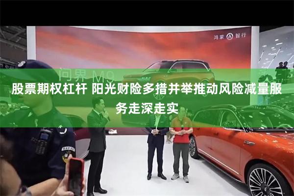 股票期权杠杆 阳光财险多措并举推动风险减量服务走深走实